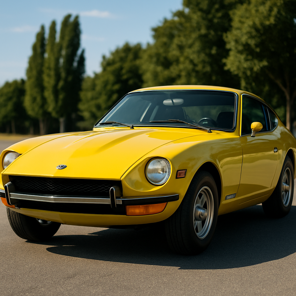 yellow car
