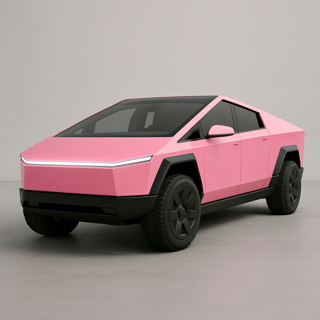 Pink Cybertruck