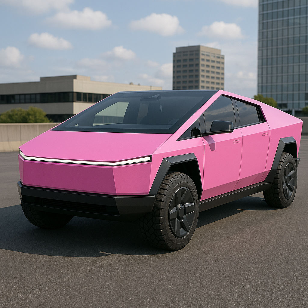 Pink Cybertruck