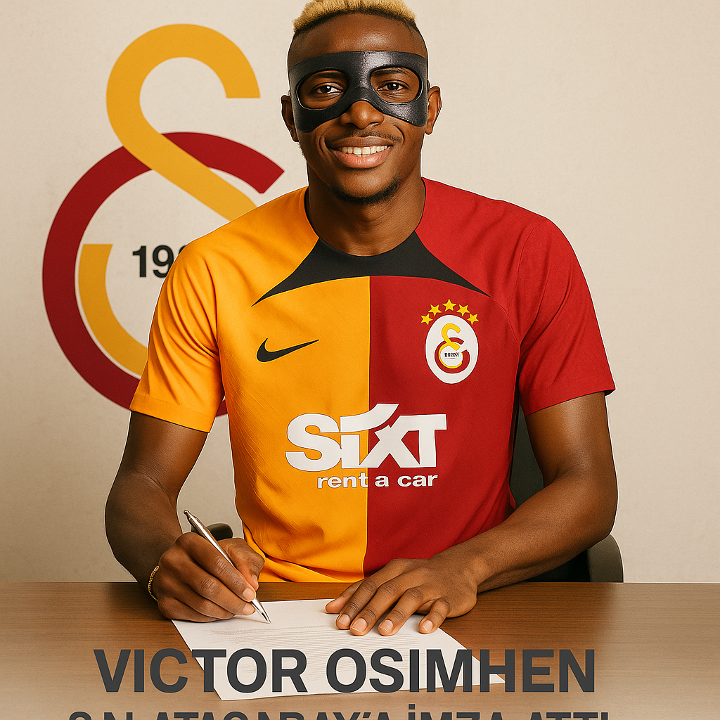 Victor Osimhen has signed a contract with Galatasaray.